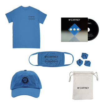 McCartney III - Édition (Bleue) Démo secrète - CD + Jeu de dés + Masque + t-shirt + casquette