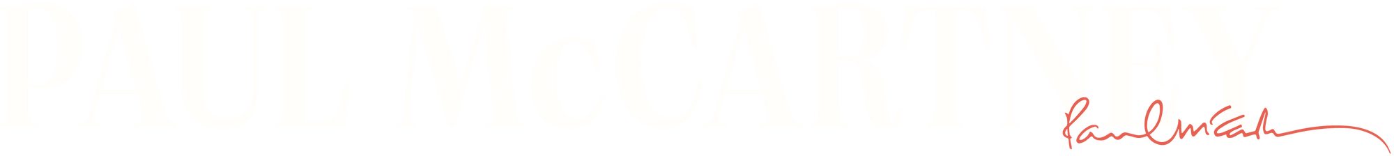 Paul McCartney logotype